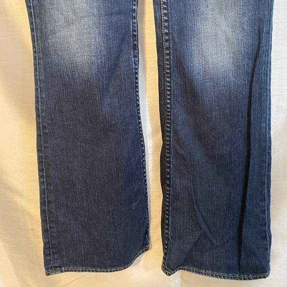 Silver Jeans Co. Lael Low Rise Flare Leg Jeans  Dark Wash Ladies W28/L33 - Picture 12 of 15